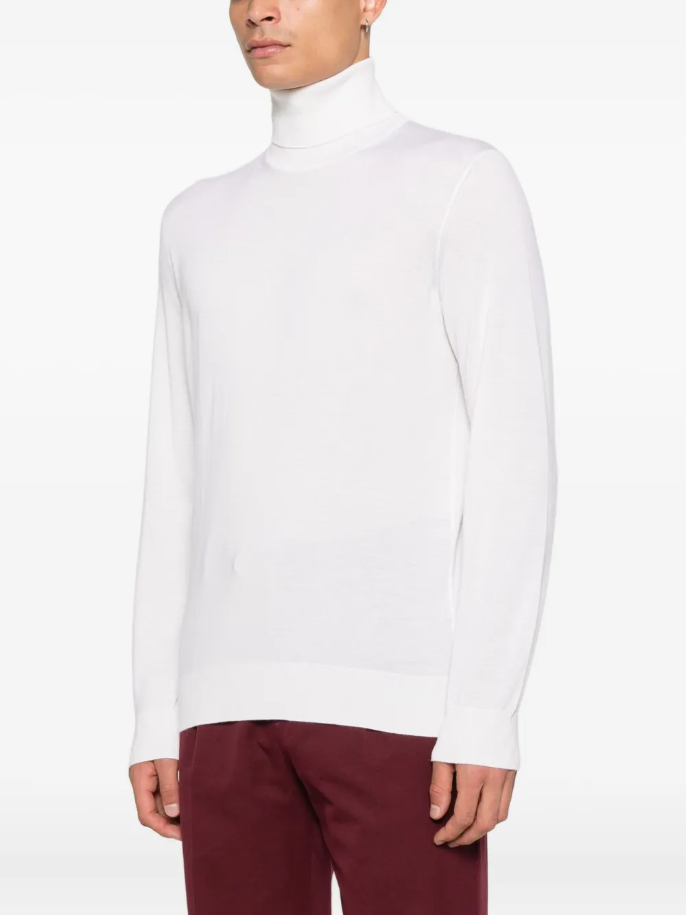 Zegna Coltrui met lange mouwen Wit