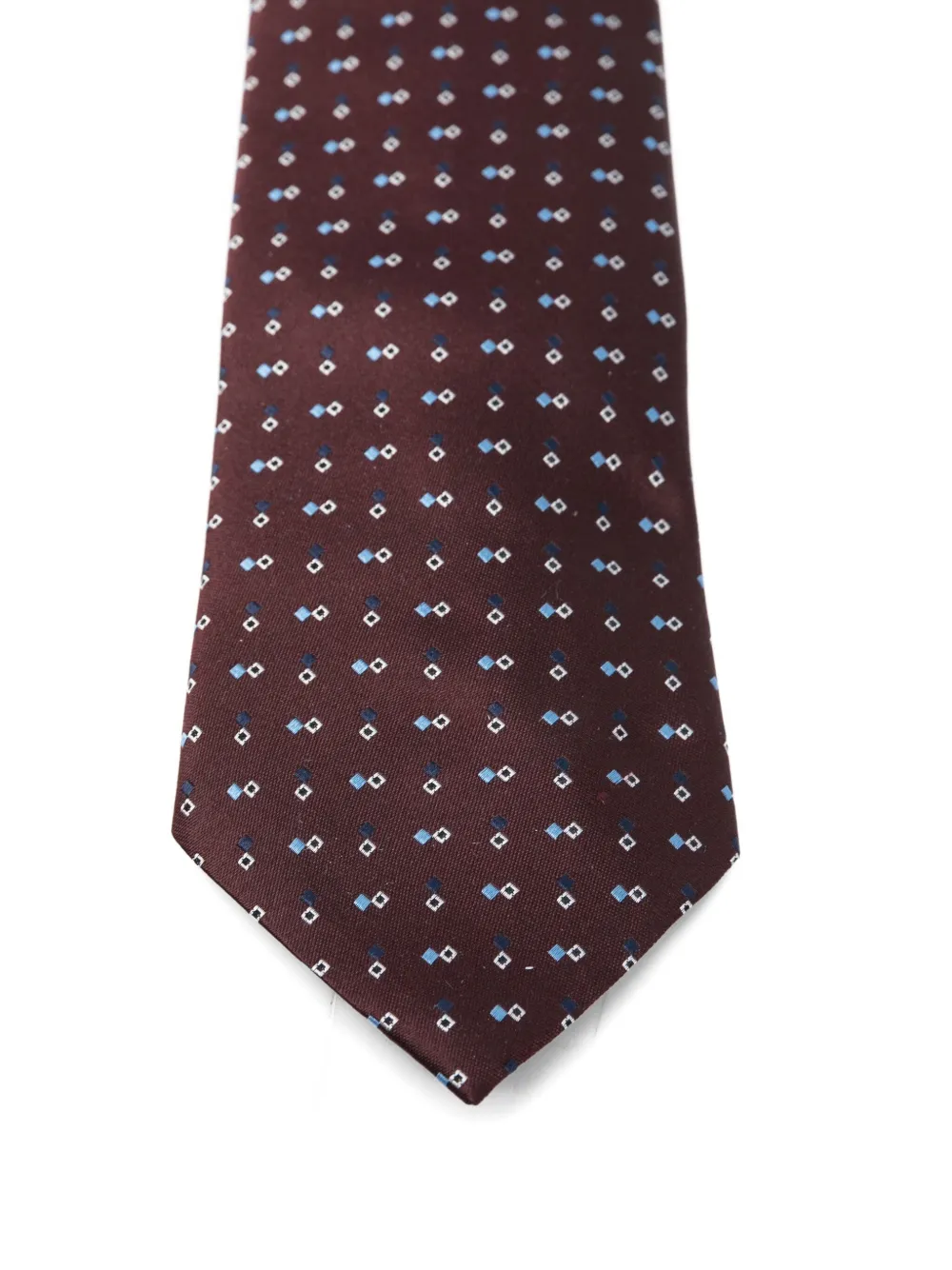 Zegna Zijden stropdas Rood