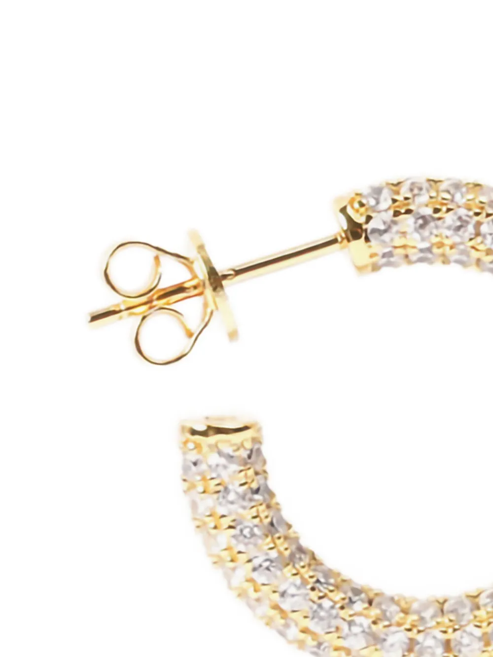 Izabel Display pavé-set hoop earrings | Image 2