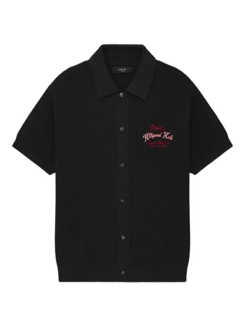 AMIRI embroidered knitted shirt