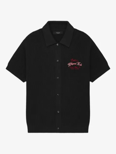 AMIRI embroidered knitted shirt