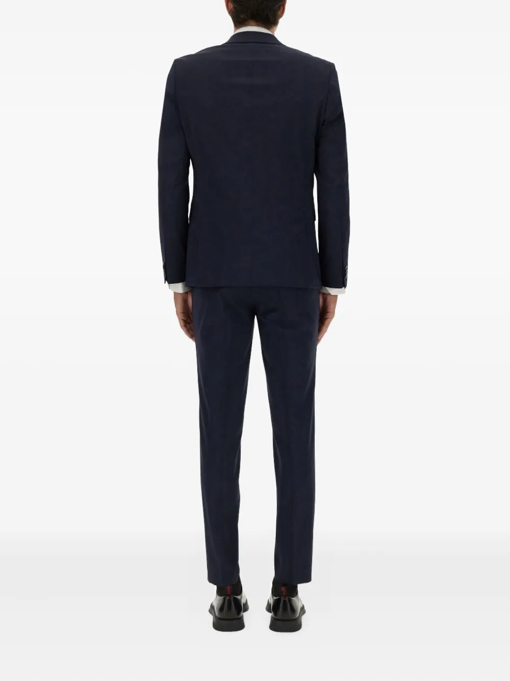 Hugo Boss Single-breasted Suit In Blue