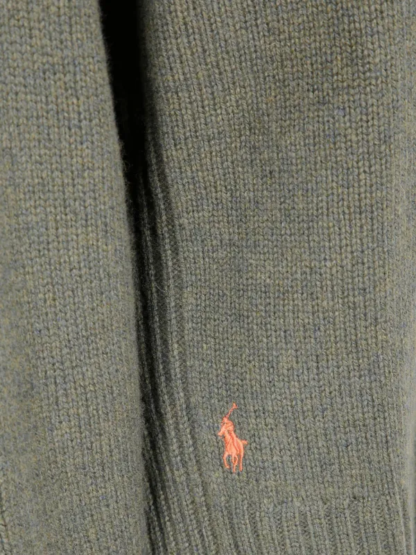 Polo Ralph Lauren Turtleneck Wool Sweater | Green | FARFETCH SG