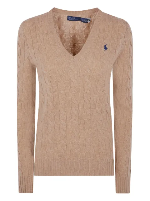 Polo Ralph Lauren cable-knit V-neck sweater