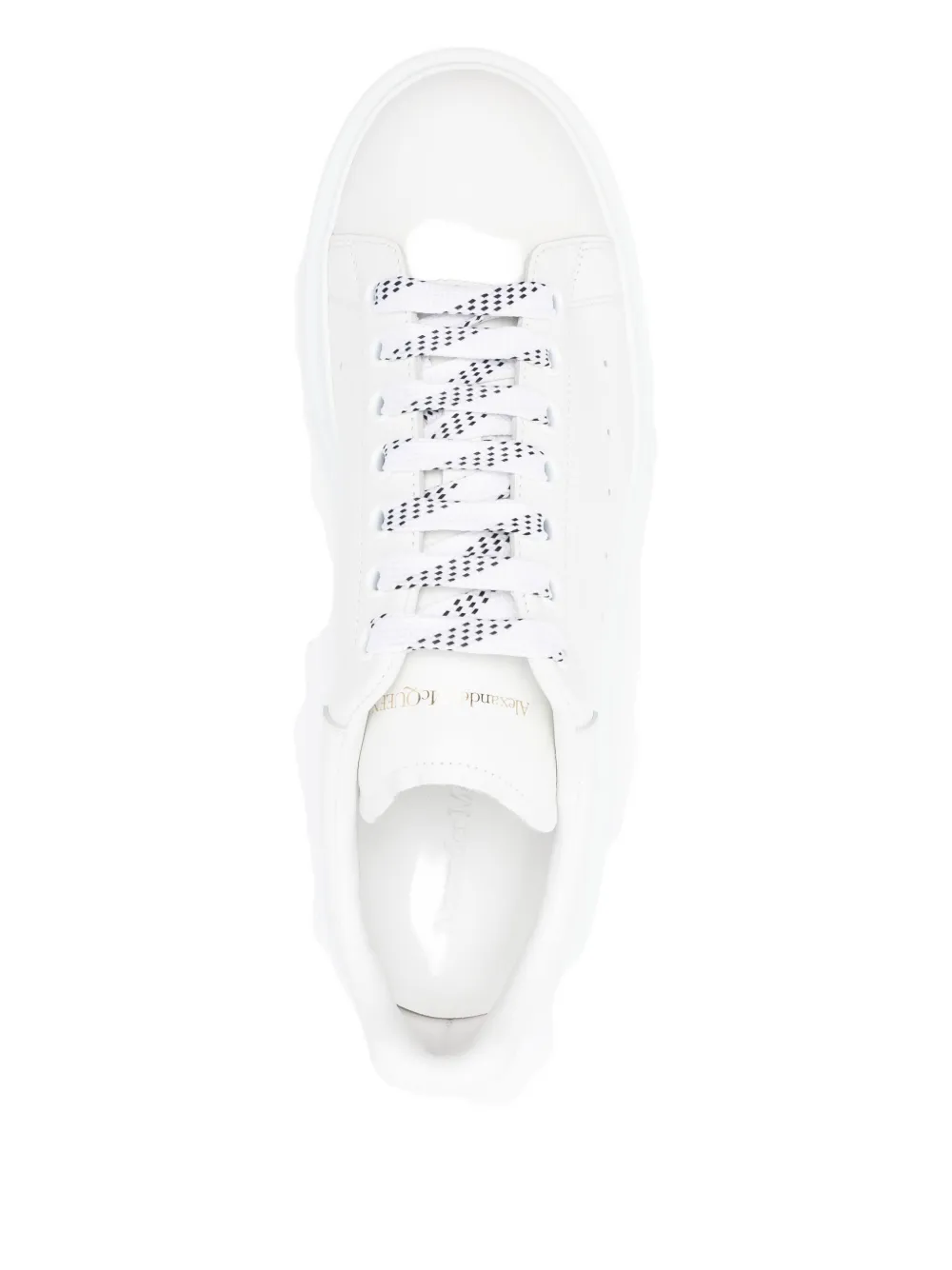 Alexander Mcqueen Oversized Leather Sneakers In White
