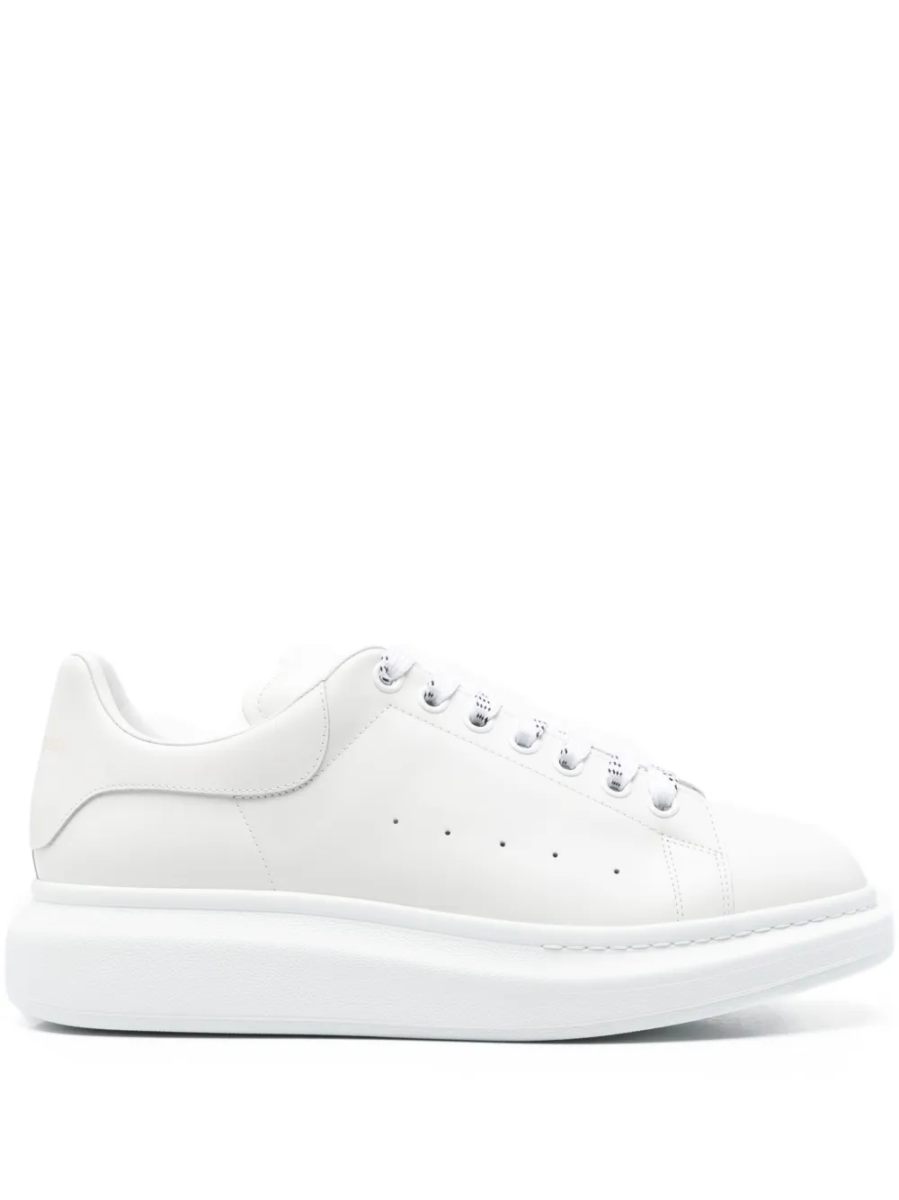 Alexander McQueen Oversized leather sneakers White