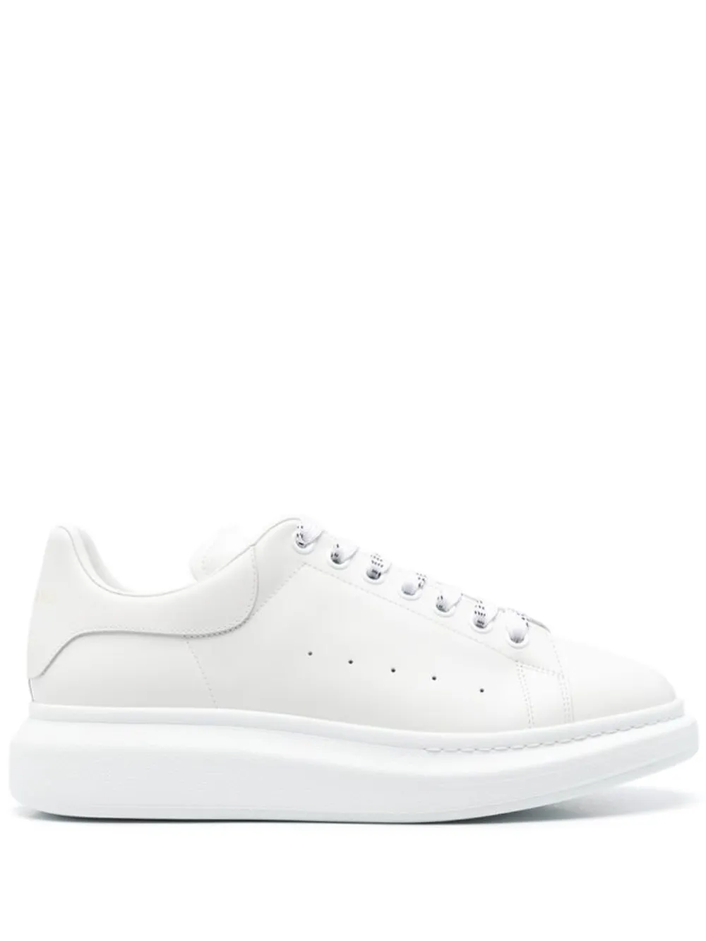 Alexander McQueen Oversized leather sneakers White