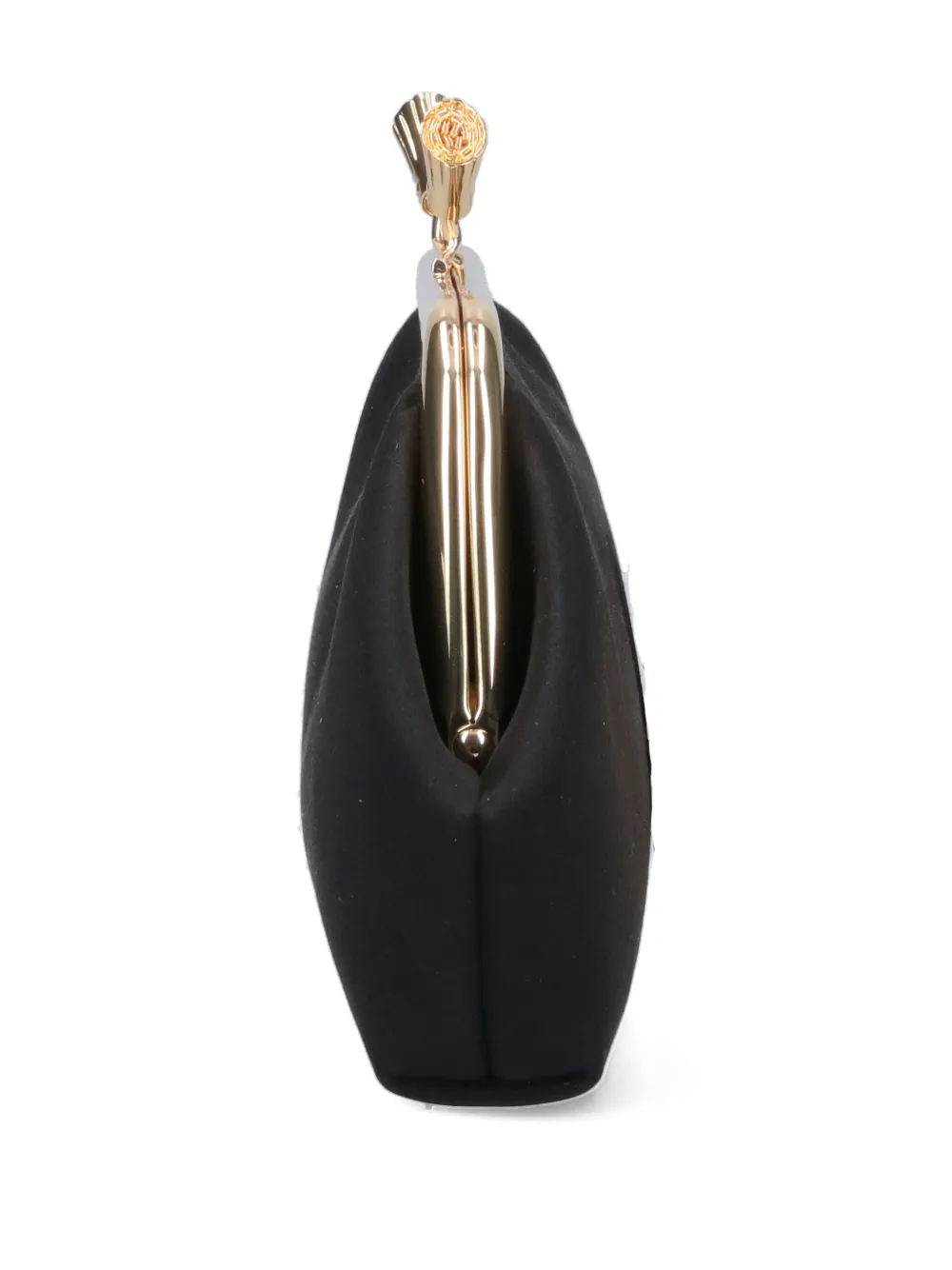 Anya Hindmarch Maud Tassel Clutch Bag In Black