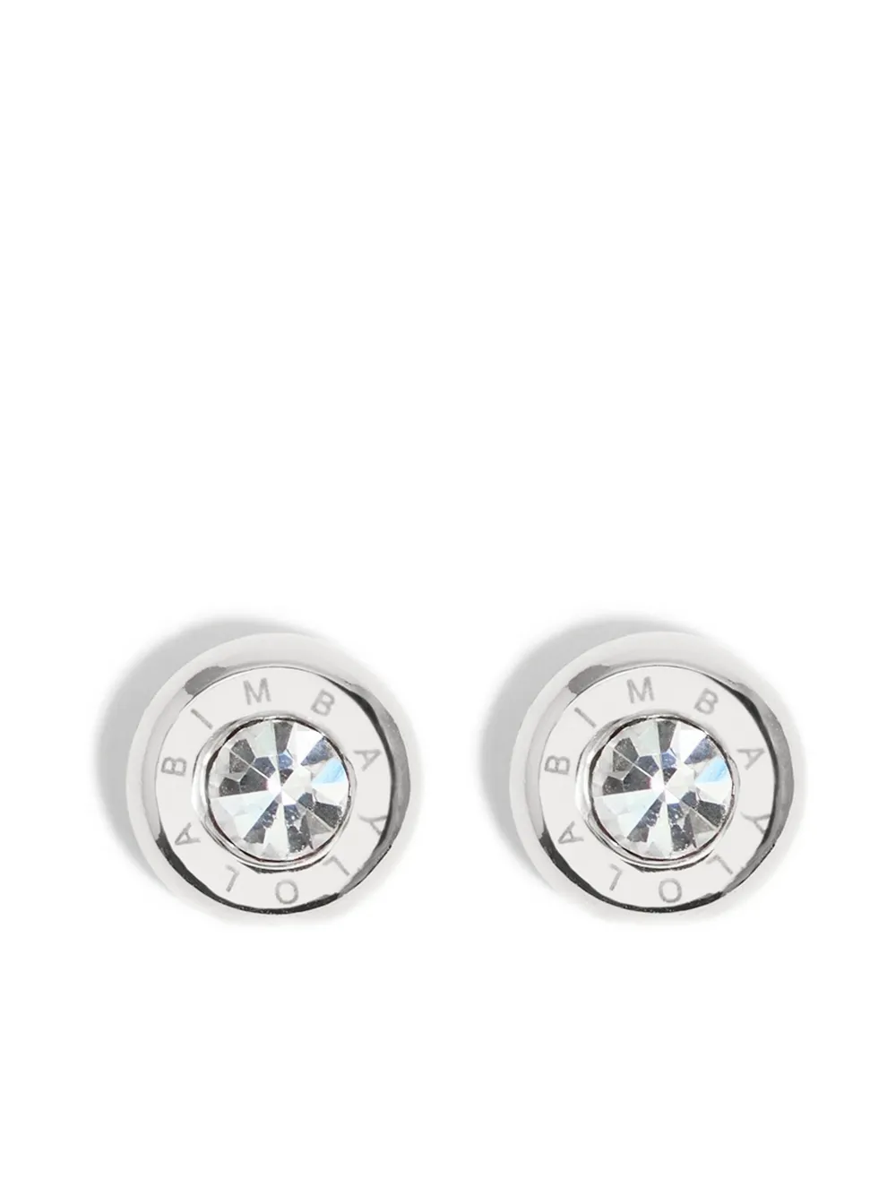 BIMBA Y LOLA Ohrringe mit Logo - Silber