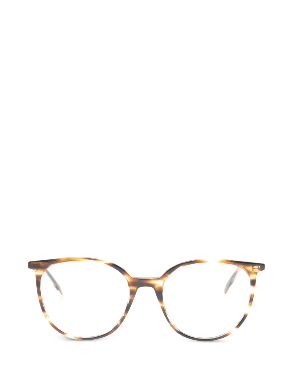GIGI STUDIOS Liam round-frame glasses - Marrone