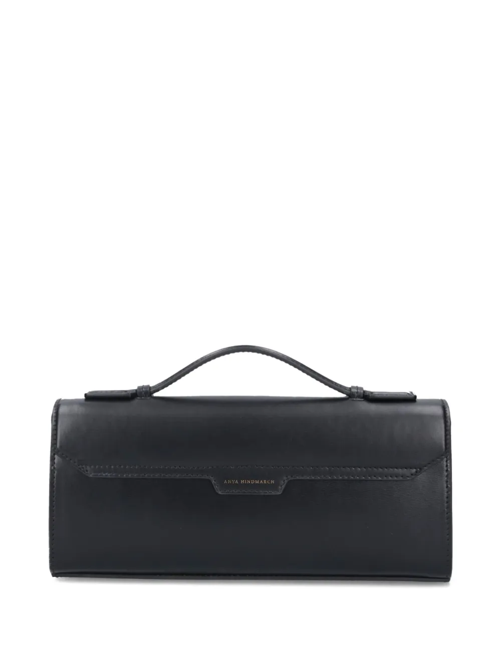 Anya Hindmarch Mortimer clutch met handgreep - Zwart