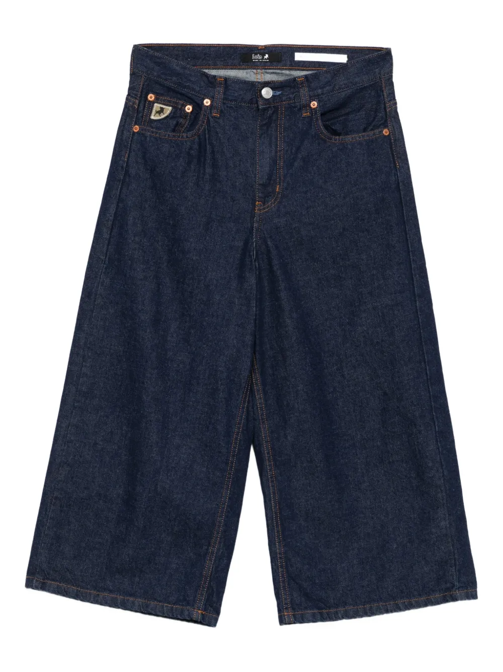 pocket-detail cropped jeans