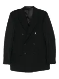 Caruso double-breasted blazer - Black