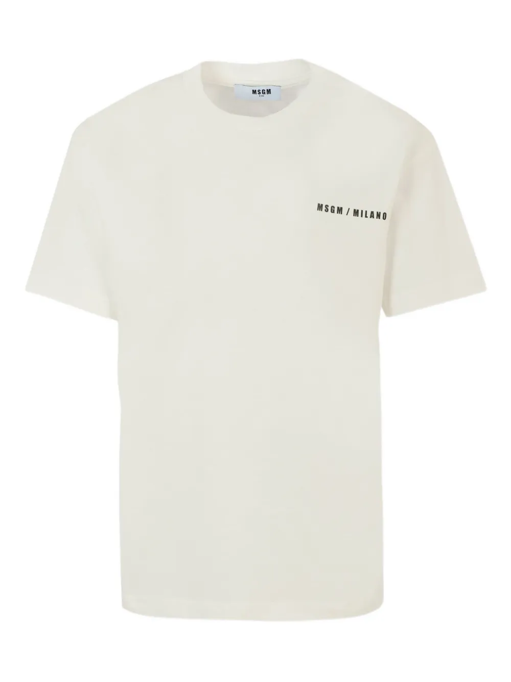 Msgm Kids' Logo-print T-shirt In White