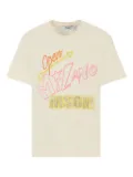 MSGM Kids open milano crystal-embellished T-shirt - Neutrals