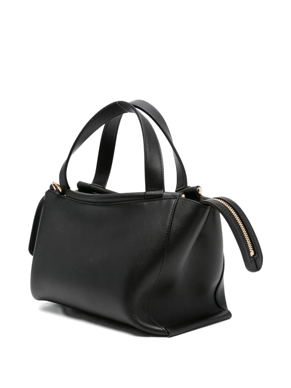 Wandler Small Logo-detail Tote Bag In Black