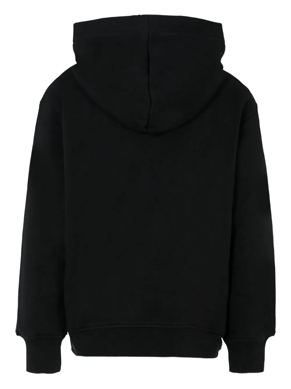 MSGM Kids logo-print hoodie Zwart