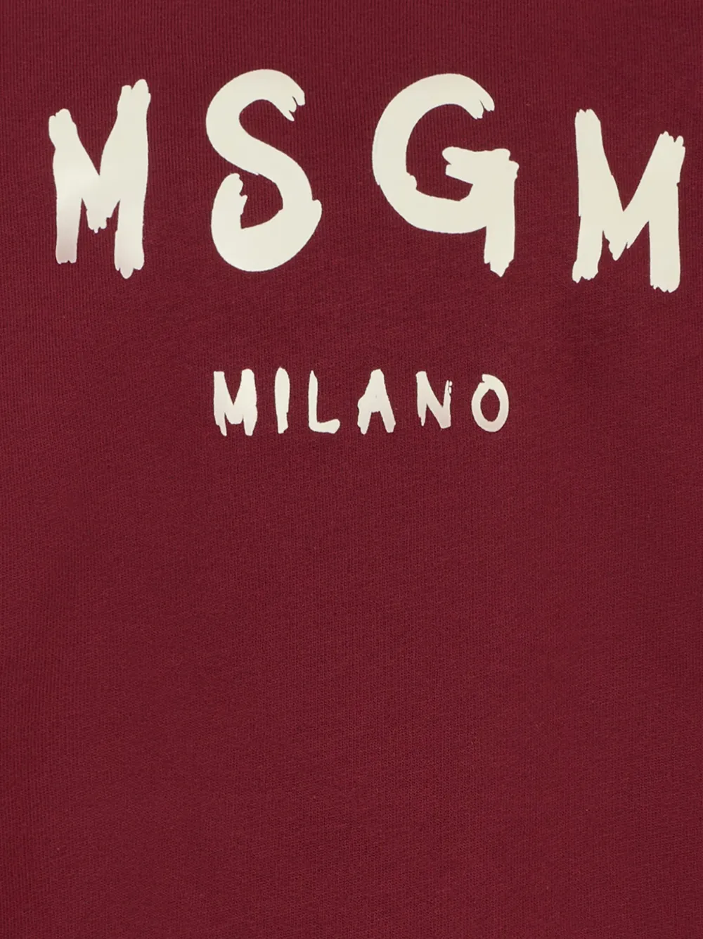 MSGM Kids Sweater met logoprint Rood