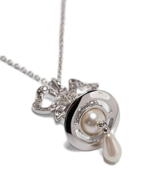 【Vivienne Westwood】クリスタル-embellished pendantネックレ Amazon | [ヴィヴィアンウエストウッド] Vivienne Westwood プチ