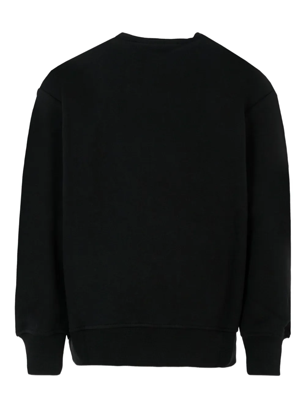MSGM Kids Katoenen sweater met logoprint Zwart
