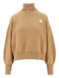 MARANT ÉTOILE Nashas logo-embroidered turtleneck sweater - Neutrals
