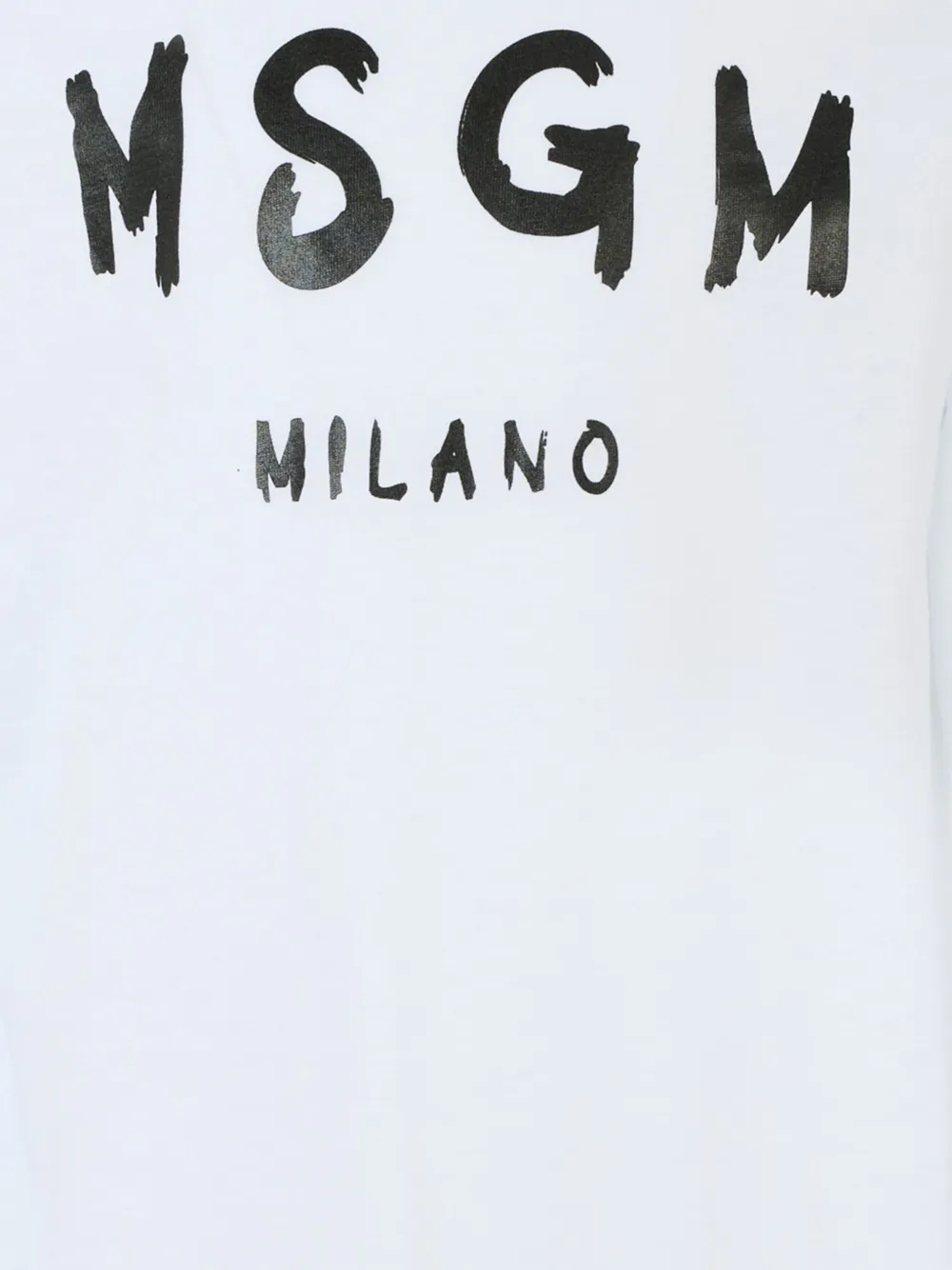 MSGM Kids T-shirt met lange mouwen Wit