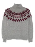 Incentive! Cashmere turtleneck cashmere sweater - Grey