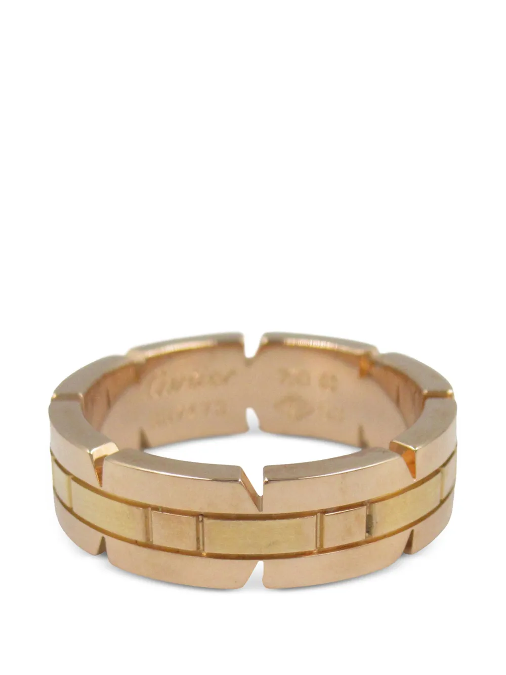 Cartier 2000-2005 18K Rose Gold Tank Francaise ring - ピンク Cartier 2000-2005 18K Rose Gold Tank Francaise ring - ピンク