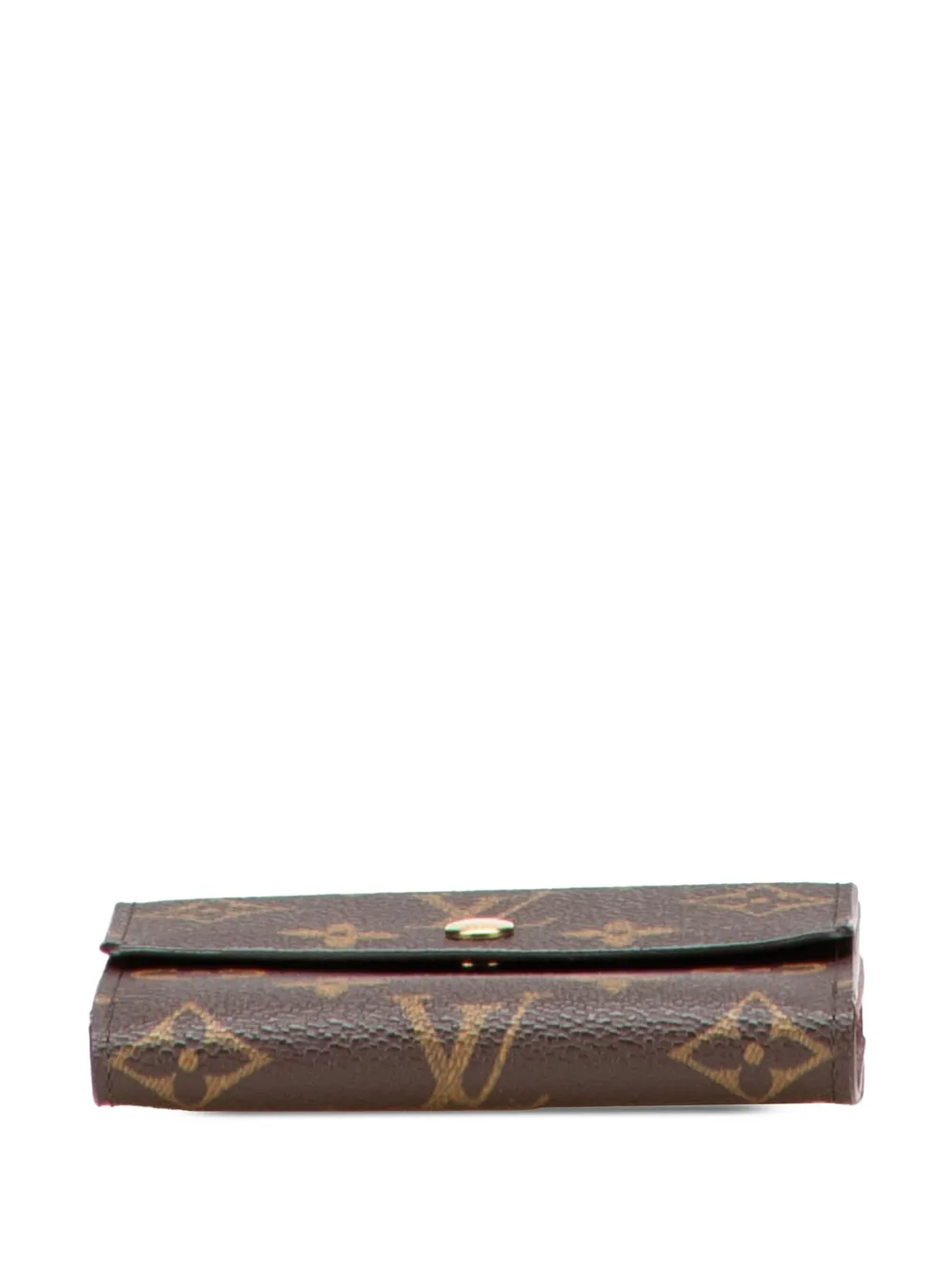 Pre-owned Louis Vuitton 2004 Monogram Portefeuille Elise Wallet Small Wallets In Brown