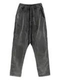 Thom Krom drawstring corduroy trousers - Grey