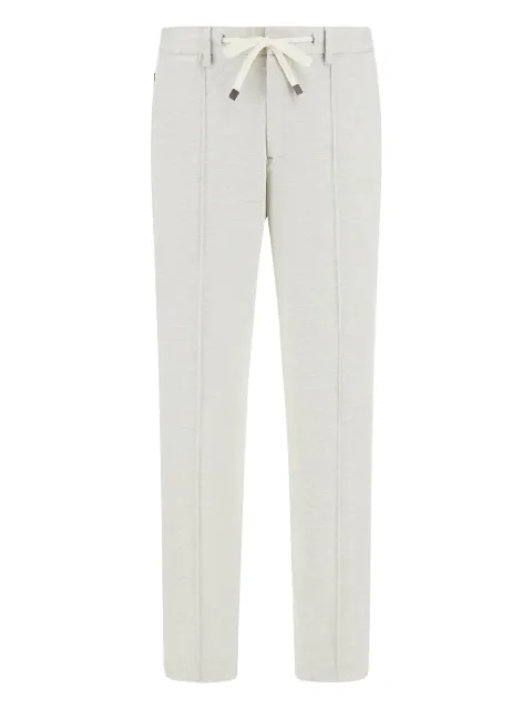 Boggi Milano drawstring-waist jersey trousers