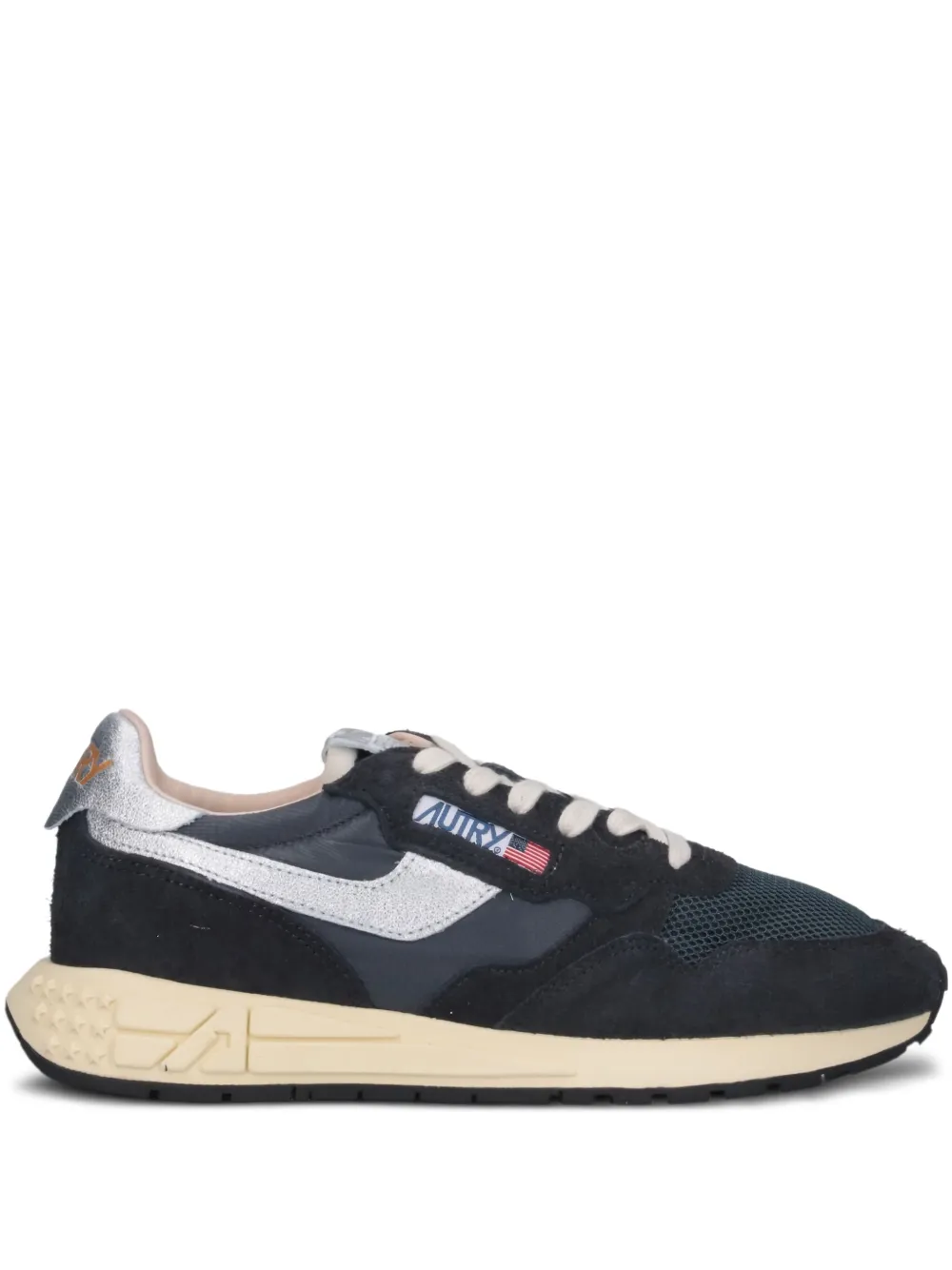 Autry Reelwind suede mesh trainers Black
