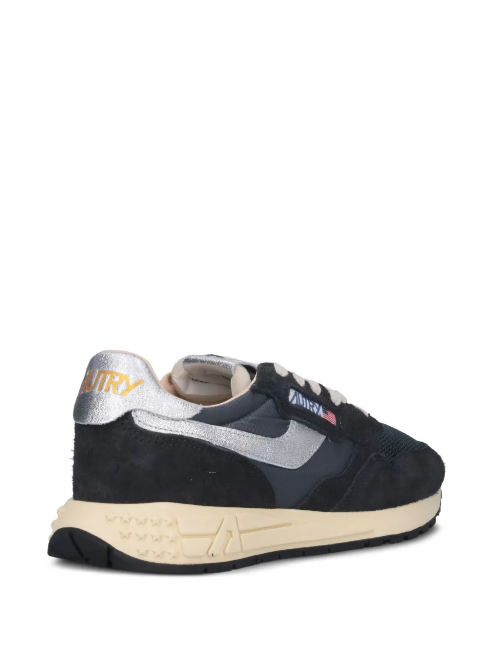 Autry Reelwind suede mesh trainers Black