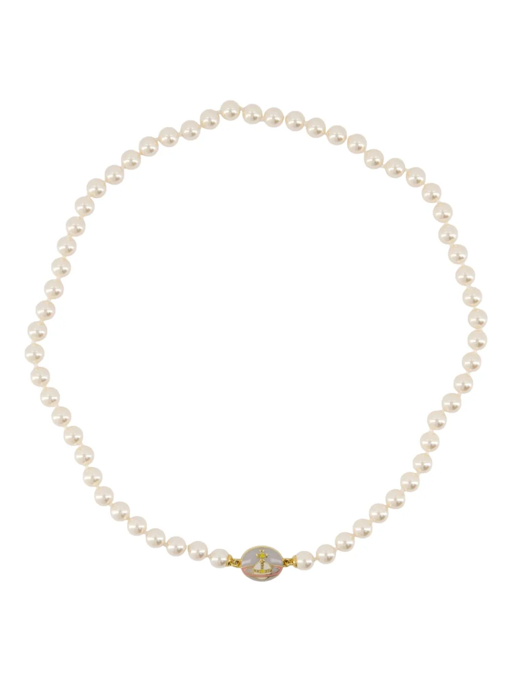 pearl Orb-detail necklace