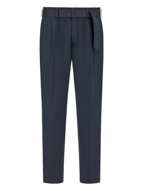 Boggi Milano belted pleated trousers