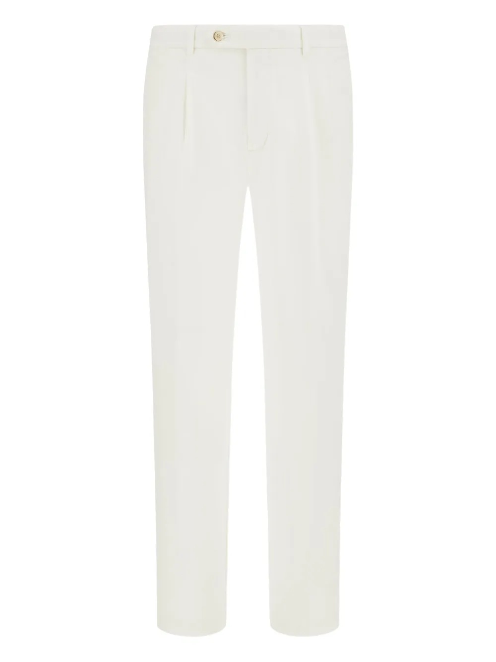 Boggi Milano side-darts trousers Wit