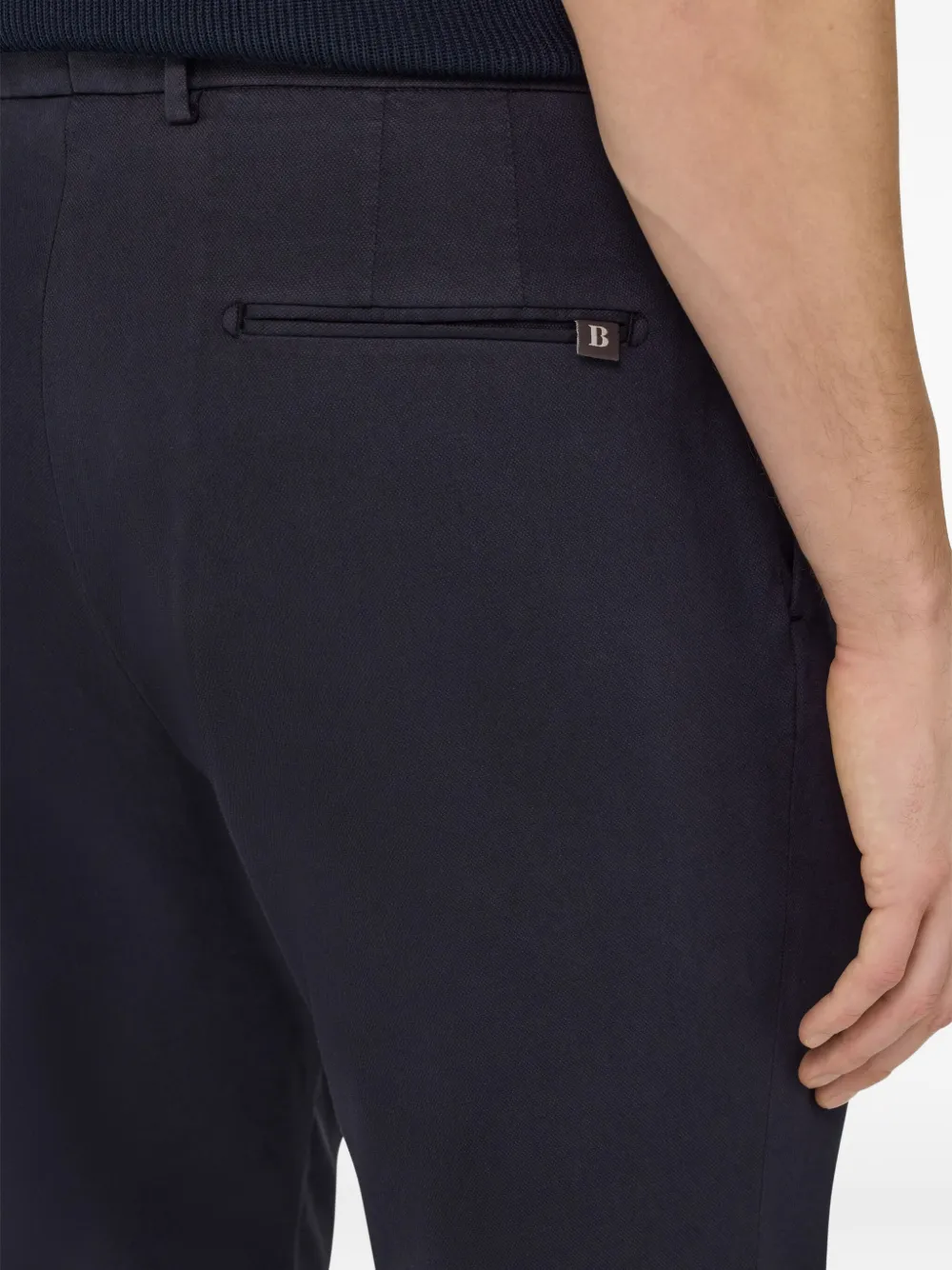 Boggi Milano Broek met plooien Blauw