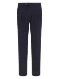 Boggi Milano side-darts trousers - Blue