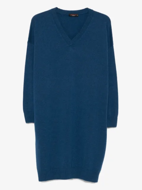 Incentive! Cashmere V-neck cashmere midi dress