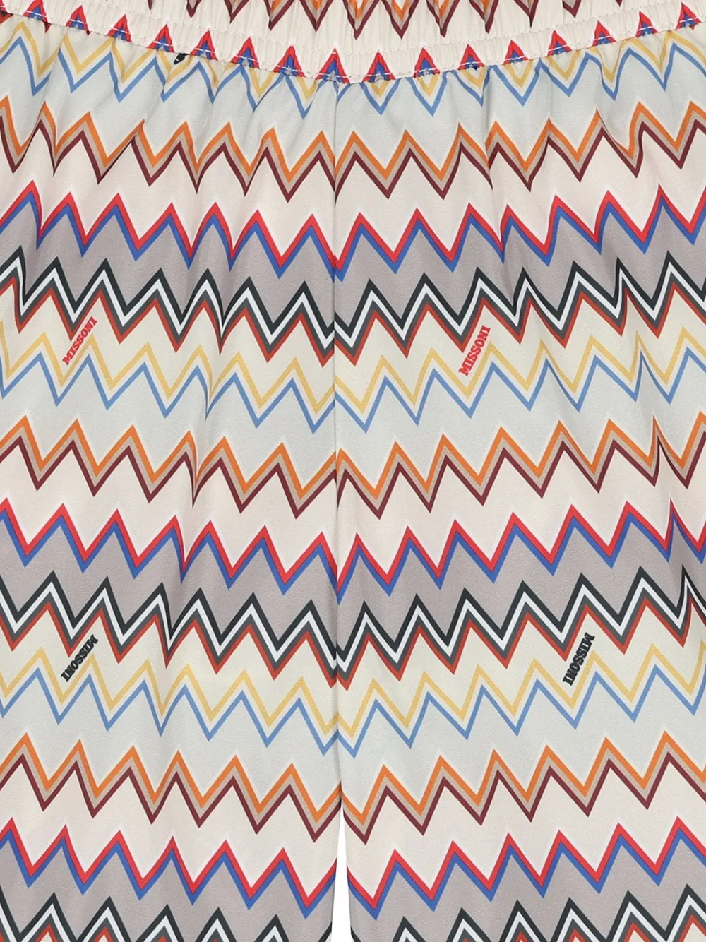 Missoni Kids Zwembroek met zigzag-patroon Beige