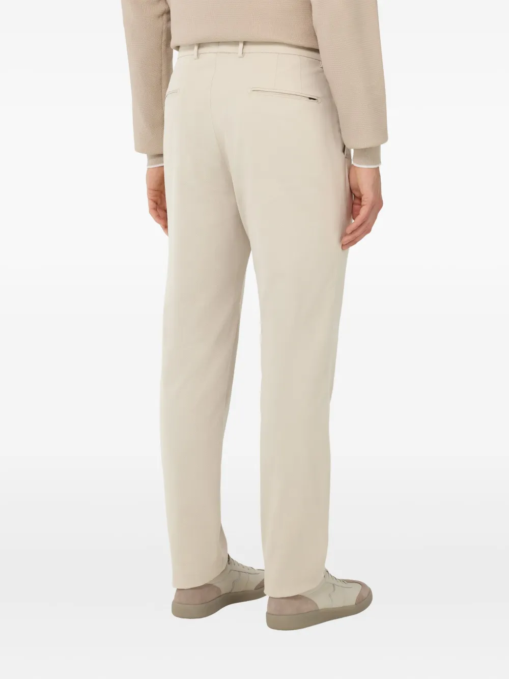 Boggi Milano Broek met plooien Beige