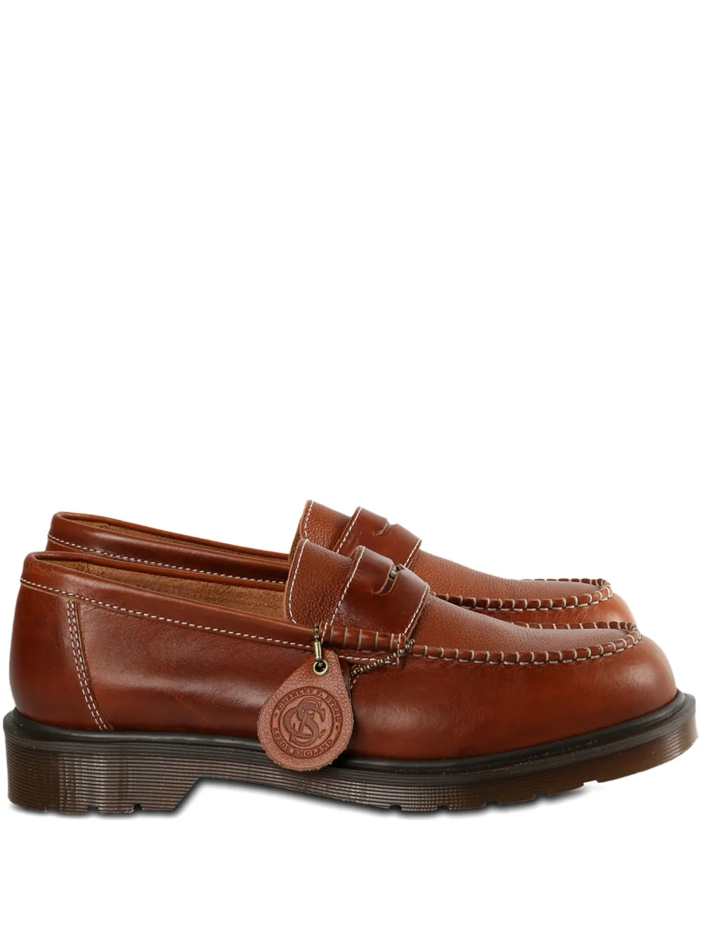 Dr. Martens Penton penny leather loafers Brown