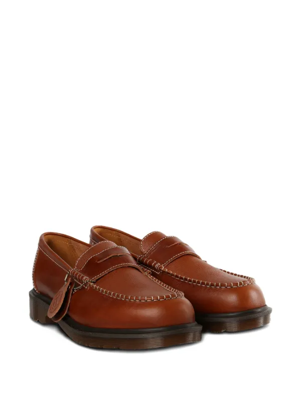 Dr. Martens Penton Penny Leather Loafers | Brown | FARFETCH