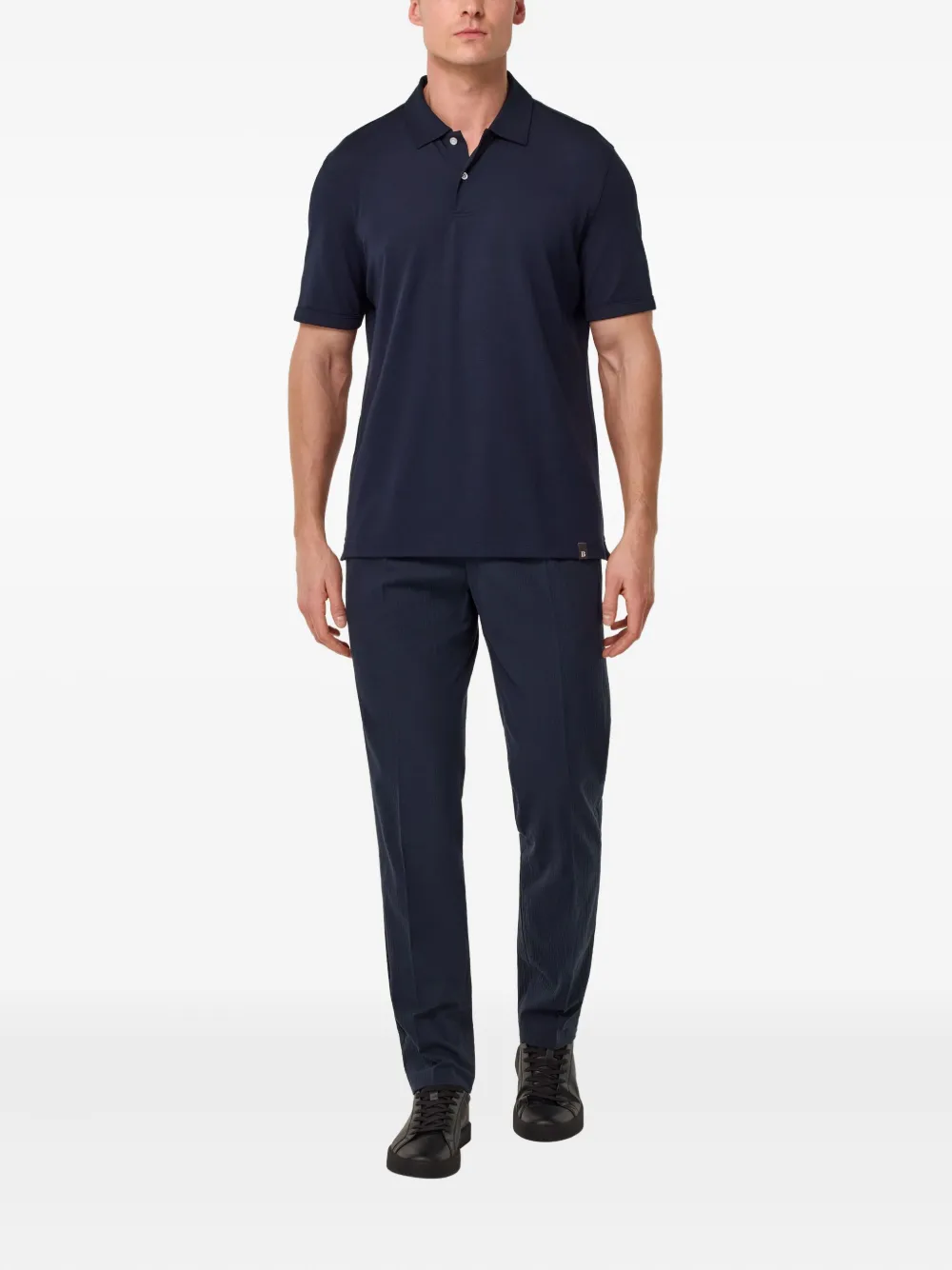 Boggi Milano City drawstring trousers Blauw