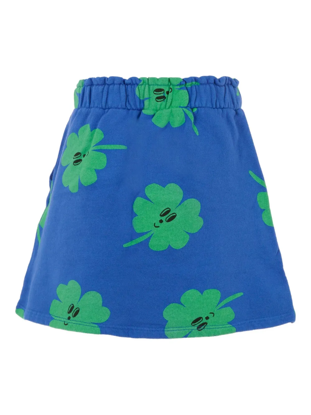 Bobo Choses Rok met elastische taille en klaverprint Blauw