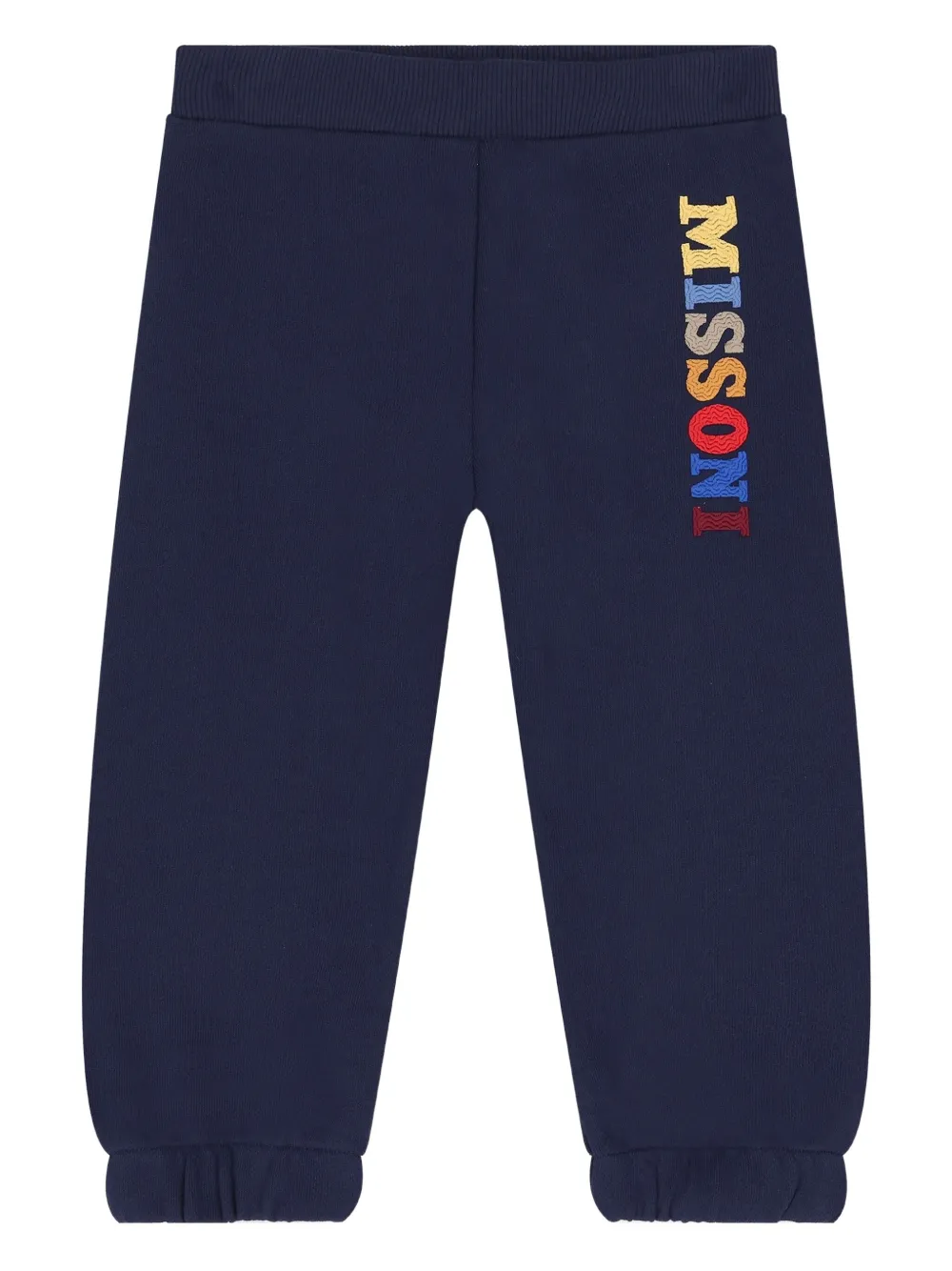 Missoni Logo-embroidered Track Pants In Blue