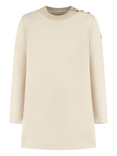 Moncler Enfant button-detailed crew-neck dress