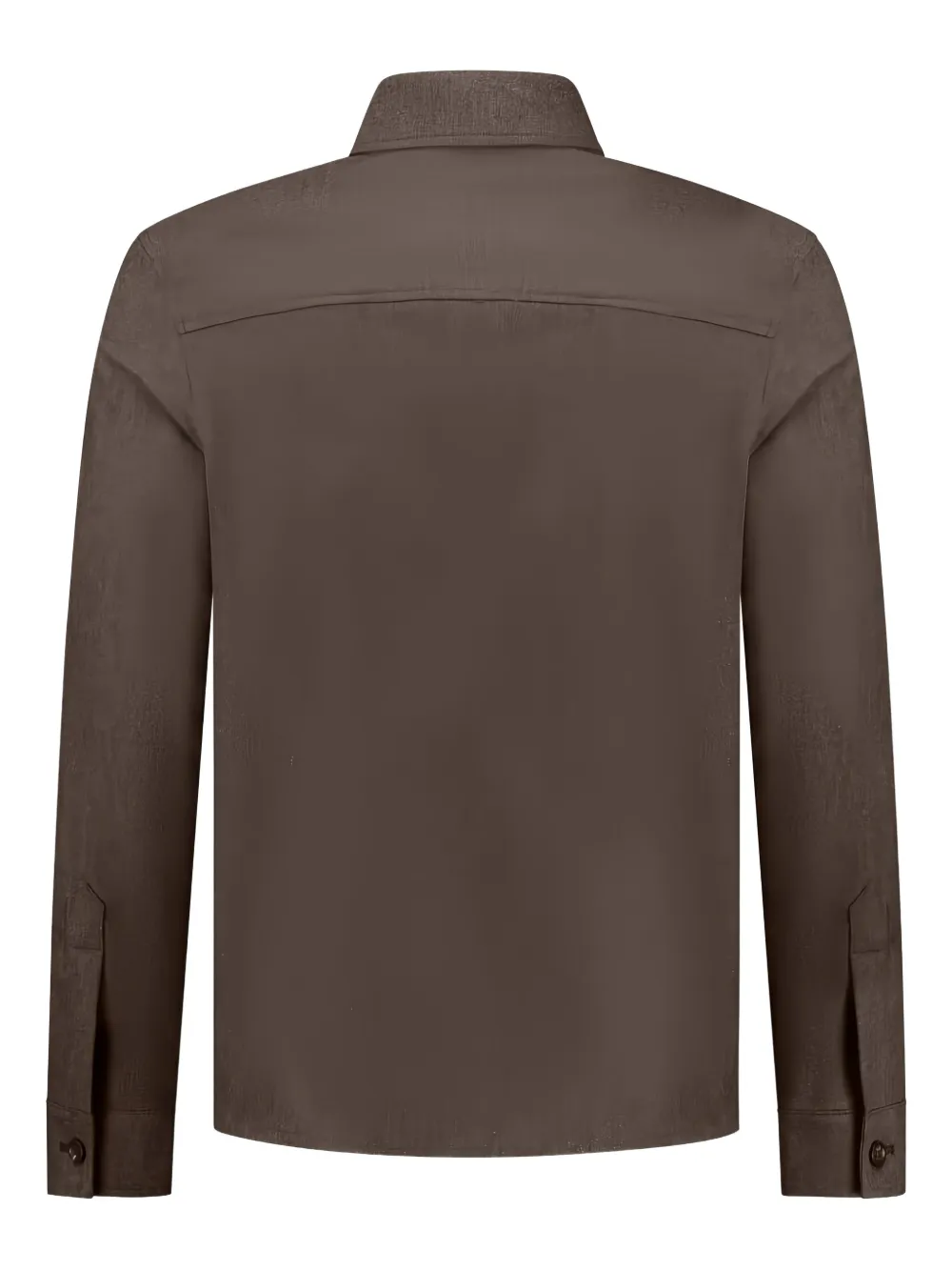 Marco Pescarolo zip-fastening shirt jacket Bruin
