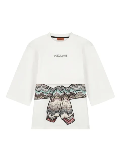 Missoni Kids sleeve-print dress