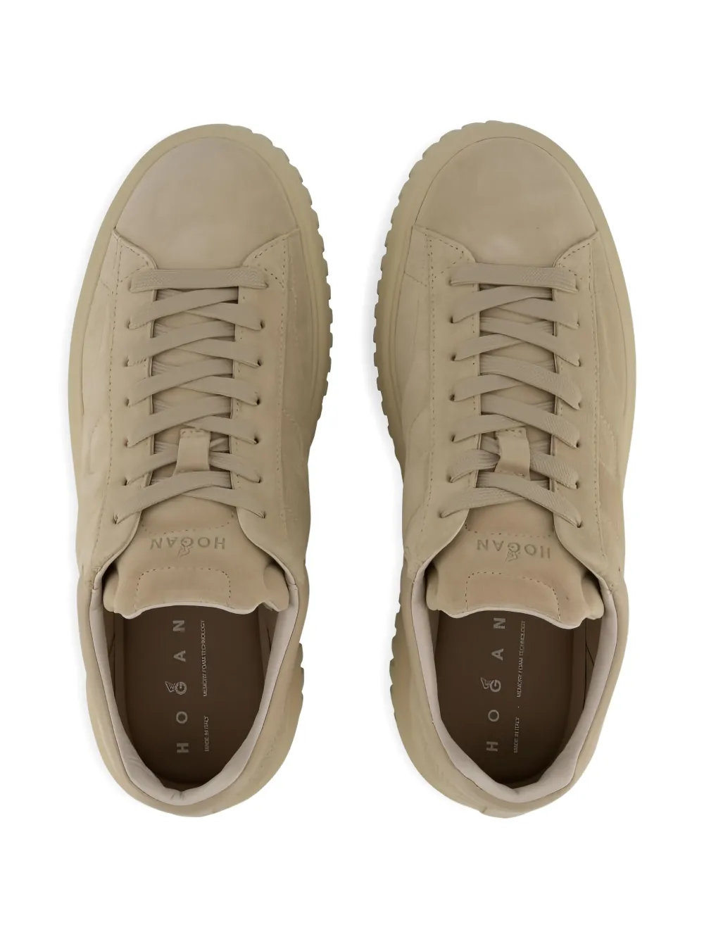Hogan suede platform trainers Neutrals